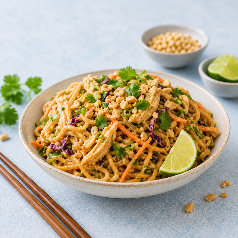 Spicy Peanut Noodle Bowl