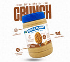 Love & Peanut Crunchy Crush – Organic Crunchy Peanut Butter with Natural Sweetness, No Additives - 550g