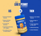 Love & Peanut Caramel Delight – Lotus Flavoured Peanut Butter with Real Lotus Spread - No Artificial flavors - 450g