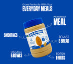 Love & Peanut Smooth Soul – 100% Organic Creamy Peanut Butter with Coconut Oil, No Palm Oil - 550g